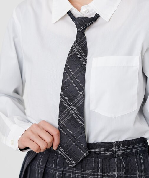 チェックスクールネクタイ
