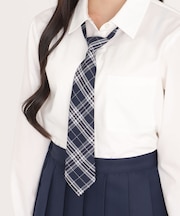 チェックスクールネクタイ