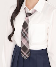 チェックスクールネクタイ