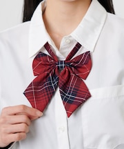 チェックスクールリボン