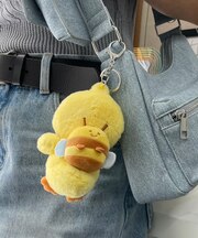 まゆげひよこぬいぐるみキーホルダー