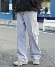 バギーデニムパンツ