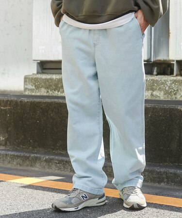 デニムイージーストレートパンツ2