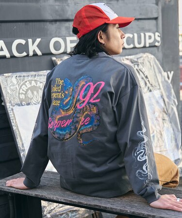 ヴィンテージライクグラフィックT(LS)