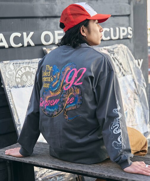 ヴィンテージライクグラフィックT(LS)