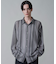 ストライプメッシュBIGシャツ(LS)
