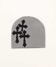 クロスジャガードニットキャップ