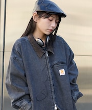 ワーカーズWジップデニムブルゾン