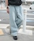ルーズテーパードデニムパンツ