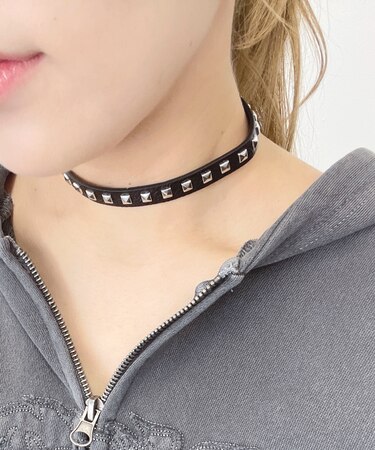 Lスタッズアソートチョーカー