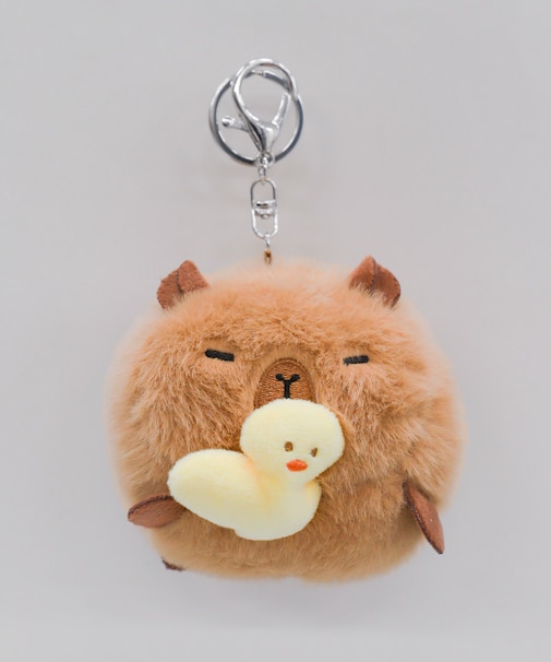 ふりふりあにまるぬいぐるみキーホルダー