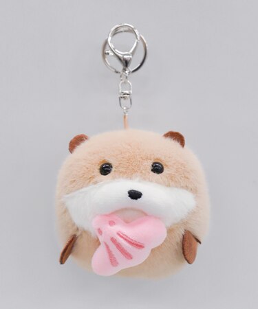 ふりふりあにまるぬいぐるみキーホルダー