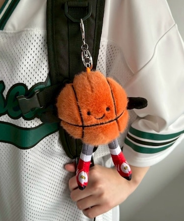 スポーツぬいぐるみキーホルダー
