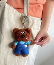 ぺろりんベアぬいぐるみキーホルダー