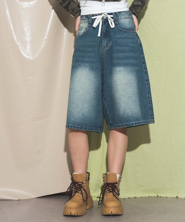 ブラストデニムハーフパンツ