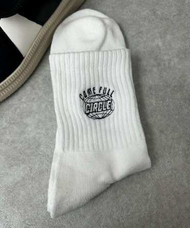 刺繍ハイアンクルソックス2(HA)