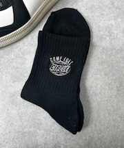 刺繍ハイアンクルソックス2(HA)