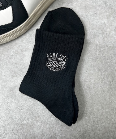 刺繍ハイアンクルソックス2(HA)