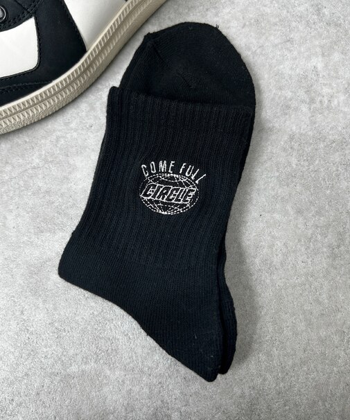 刺繍ハイアンクルソックス2(HA)