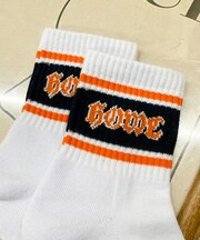 ラインロゴハイアンクルソックス
