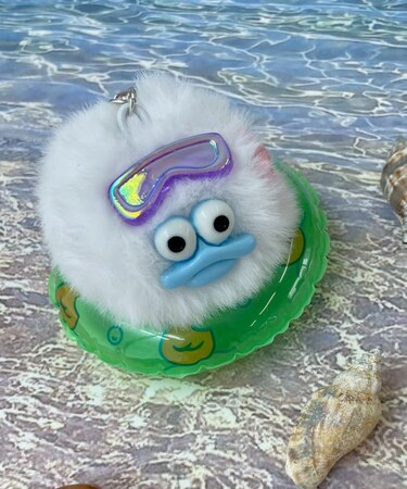 ぷかぷかモンスターぬいぐるみキーホルダー