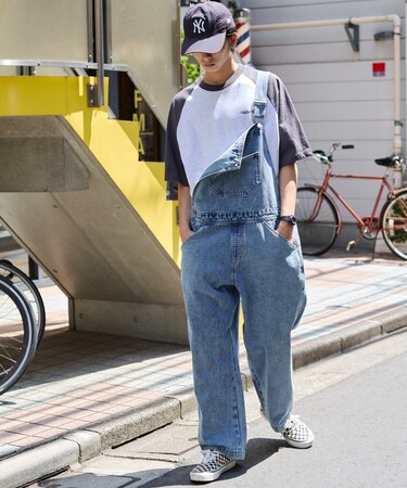 デニムオーバーオール
