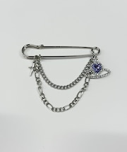 Lメタルチェーンマルチブローチ