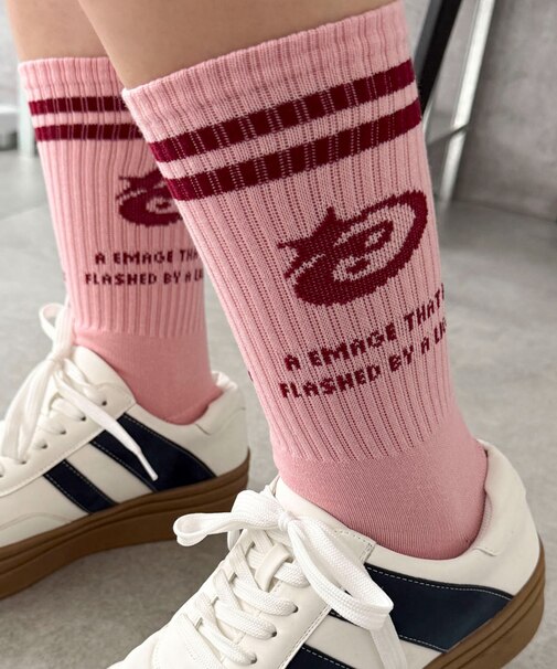 2ラインデザインソックス