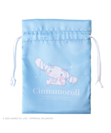 サンリオキャラクターズサテン巾着