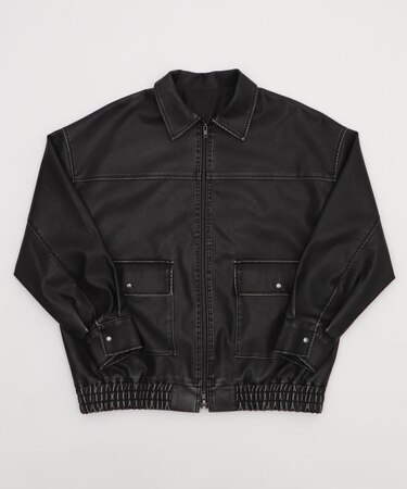 ヴィンテージライクPUジャケット