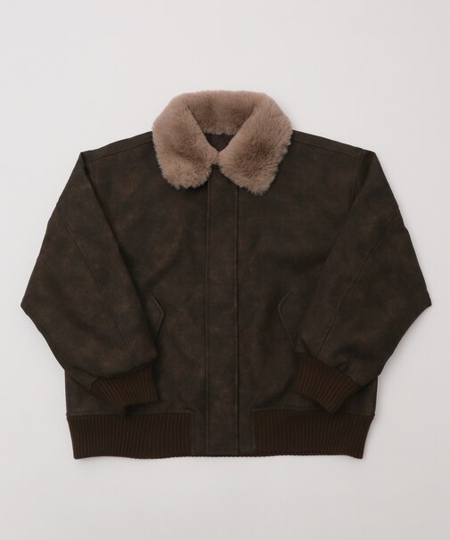 PU2WAYフライトブルゾン