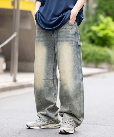 イージーバレルレッグペインターパンツ