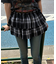チェックラップスカート