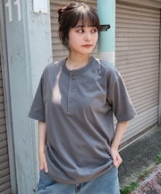 リラックスフィットヘンリーネックT(SS)