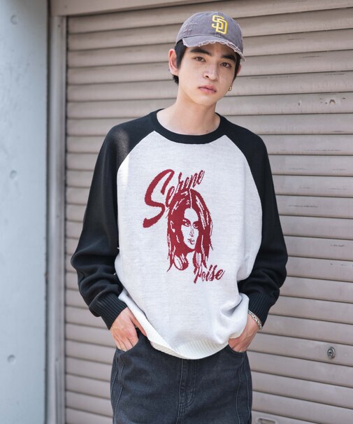 ジャガードグラフィックプルオーバー