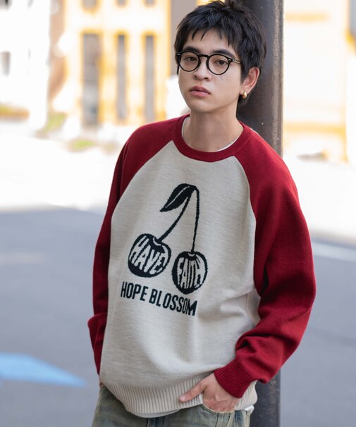 ジャガードグラフィックプルオーバー