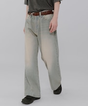 フレアデニムパンツ