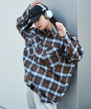 オンブレチェックネルシャツ(LS)