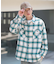 オンブレチェックネルシャツ(LS)