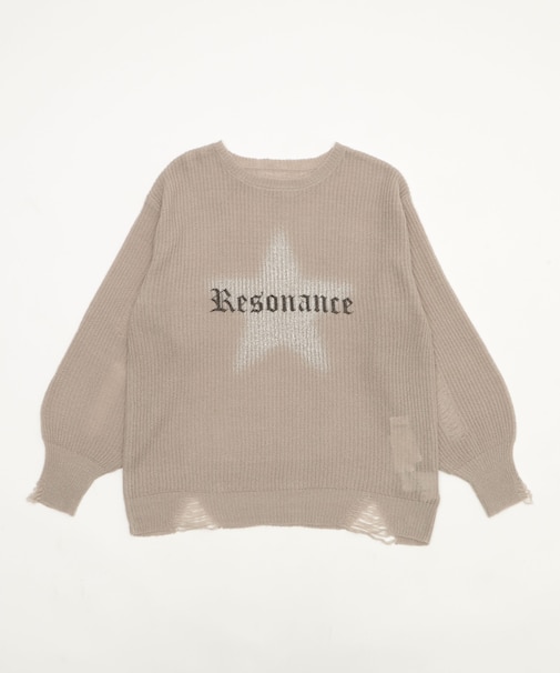 モヘアタッチスターBIGニット