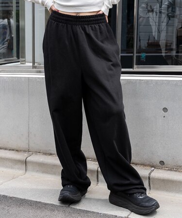 スウェットワイドパンツ