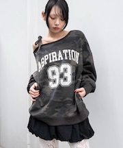 2WAYグラフィックワンショルBIGスウェット