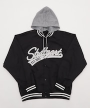 2WAYフードワッペンスタジャン