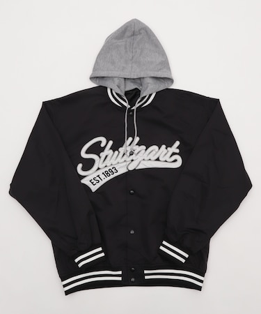 2WAYフードワッペンスタジャン