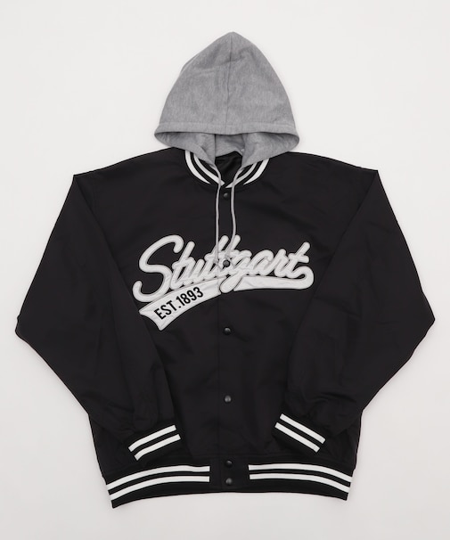 2WAYフードワッペンスタジャン