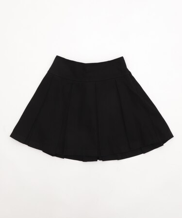 ツイルプリーツミニスカパン