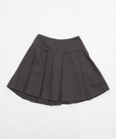 ツイルプリーツミニスカパン