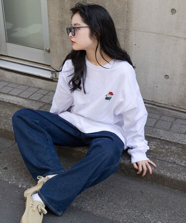 別注VISIONベアワンポイントT(LS)