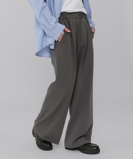 ローライズバギーフレアスラックス