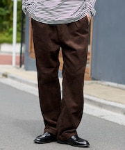 コーデュロイイージーストレートパンツ